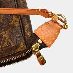 Pre Owned Louis Vuitton Brown Monogram Pochette Accessoires Handbag