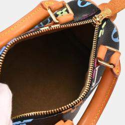 Pre Owned Louis Vuitton Multicolor Mini Speedy Handbag