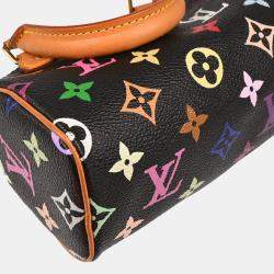 Pre Owned Louis Vuitton Multicolor Mini Speedy Handbag