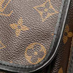 Pre Owned Louis Vuitton Brown Monogram Macassar Bass PM