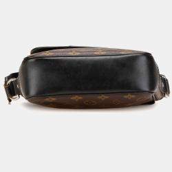 Pre Owned Louis Vuitton Brown Monogram Macassar Bass PM