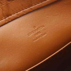 Pre Owned Louis Vuitton Columbus Shoulder Tote Bag Vernis Leather Bronze