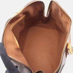 Pre Owned Louis Vuitton Alma PM Handbag  Monogram Canvas Leather Brown