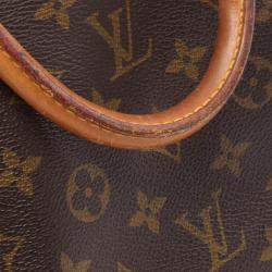 Pre Owned Louis Vuitton Alma PM Handbag  Monogram Canvas Leather Brown