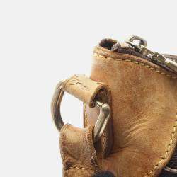 مملوكة مسبقًا حقيبة كتف لويس فويتون أوديون بني كانفاس مونوغرام صغير