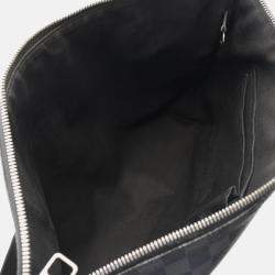 Pre Owned Louis Vuitton Mick Mm Crossbody Shoulder Bag Damier Graphite Black