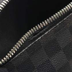 Pre Owned Louis Vuitton Mick Mm Crossbody Shoulder Bag Damier Graphite Black
