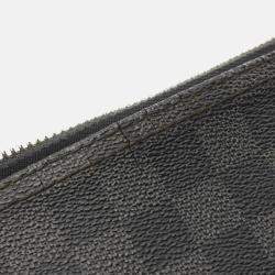 Pre Owned Louis Vuitton Mick Mm Crossbody Shoulder Bag Damier Graphite Black
