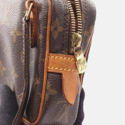 Pre Owned Louis Vuitton Pochette Marly Bandouliere Crossbody Shoulder Bag  Monogram