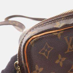 Pre Owned Louis Vuitton Pochette Marly Bandouliere Crossbody Shoulder Bag  Monogram