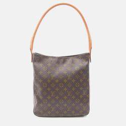 Pre Owned Louis Vuitton Looping GM Shoulder Bag Monogram Canvas