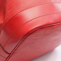 Pre Owned Louis Vuitton Noe Red Epi Leather Shoulder Bag