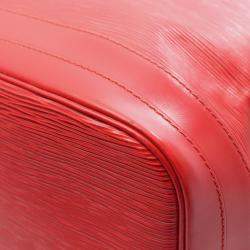 Pre Owned Louis Vuitton Noe Red Epi Leather Shoulder Bag
