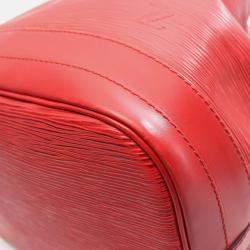 Pre Owned Louis Vuitton Noe Red Epi Leather Shoulder Bag
