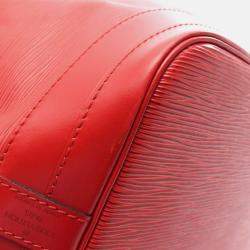 Pre Owned Louis Vuitton Noe Red Epi Leather Shoulder Bag