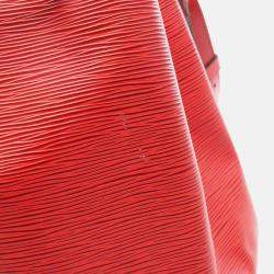 Pre Owned Louis Vuitton Noe Red Epi Leather Shoulder Bag