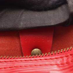 Pre Owned Louis Vuitton Speedy 25 Handbag Epi Leather Castilian Red