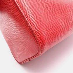 Pre Owned Louis Vuitton Speedy 25 Handbag Epi Leather Castilian Red