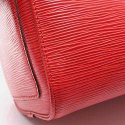 Pre Owned Louis Vuitton Speedy 25 Handbag Epi Leather Castilian Red