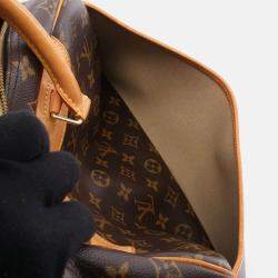 Pre Owned Louis Vuitton Deauville Travel Handbag  Monogram Canvas