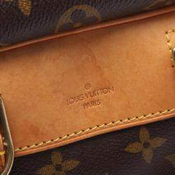 Pre Owned Louis Vuitton Deauville Travel Handbag  Monogram Canvas