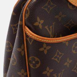 Pre Owned Louis Vuitton Deauville Travel Handbag  Monogram Canvas