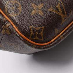Pre Owned Louis Vuitton Deauville Travel Handbag  Monogram Canvas