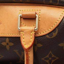 Pre Owned Louis Vuitton Deauville Travel Handbag  Monogram Canvas