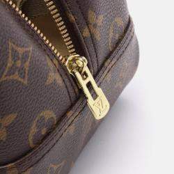 Pre Owned Louis Vuitton Deauville Travel Handbag  Monogram Canvas