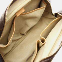Pre Owned Louis Vuitton Deauville Bowling Vanity Handbag  Monogram Canvas