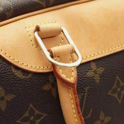 Pre Owned Louis Vuitton Deauville Bowling Vanity Handbag  Monogram Canvas