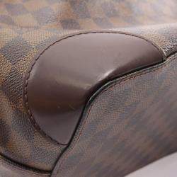 Pre Owned Louis Vuitton Hampstead Mm Shoulder Tote Bag  Damier Ebene