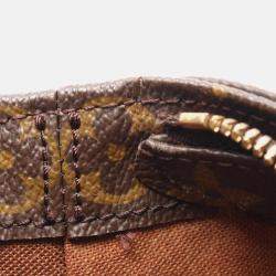 Pre Owned Louis Vuitton Cabas Piano Shoulder Tote Bag  Monogram Brown Canvas