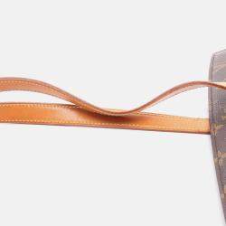 Pre Owned Louis Vuitton Babylon Shoulder Bag  Monogram Canvas Brown