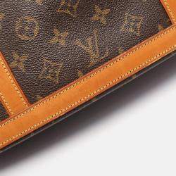 Pre Owned Louis Vuitton Babylon Shoulder Bag  Monogram Canvas Brown