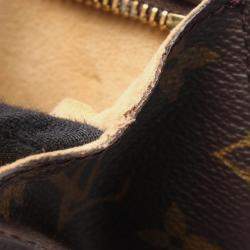 Pre Owned Louis Vuitton Babylon Shoulder Bag  Monogram Canvas Brown
