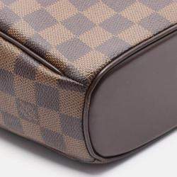 Pre Owned Louis Vuitton Saria Sauce Damier Ebene