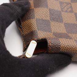 Pre Owned Louis Vuitton Musette Shoulder Bag  Damier Canvas Brown Ebene