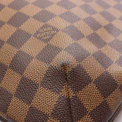 Pre Owned Louis Vuitton Musette Shoulder Bag  Damier Canvas Brown Ebene