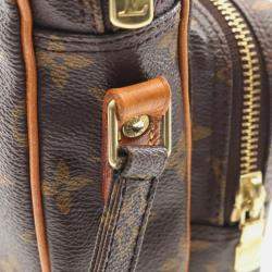Pre Owned Louis Vuitton Amazon Shoulder Bag  Monogram Canvas Leather Brown