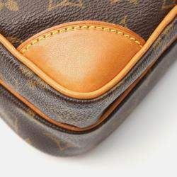 Pre Owned Louis Vuitton Amazon Shoulder Bag  Monogram Canvas Leather Brown