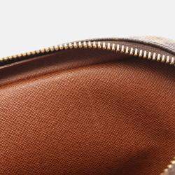 Pre Owned Louis Vuitton Amazon Shoulder Bag  Monogram Canvas Leather Brown