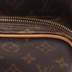 Pre Owned Louis Vuitton Amazon Shoulder Bag  Monogram Canvas Leather Brown