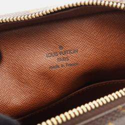 Pre Owned Louis Vuitton Amazon Shoulder Bag  Monogram Canvas Leather Brown