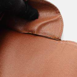 Pre Owned Louis Vuitton Cartouchiere GM Crossbody Shoulder Bag  Monogram Brown