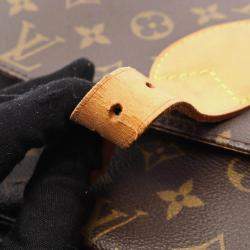 Pre Owned Louis Vuitton Cartouchiere GM Crossbody Shoulder Bag  Monogram Brown