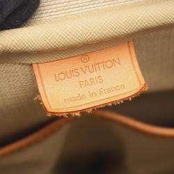 Pre Owned Louis Vuitton Deauville Bowling Vanity Handbag  Monogram Canvas