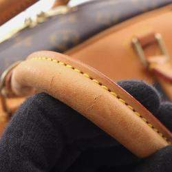 Pre Owned Louis Vuitton Deauville Bowling Vanity Handbag  Monogram Canvas