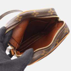 Pre Owned Louis Vuitton Danube Shoulder Crossbody Bag  Monogram