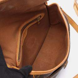 Pre Owned Louis Vuitton Sologne Shoulder Bag  Monogram Canvas Brown